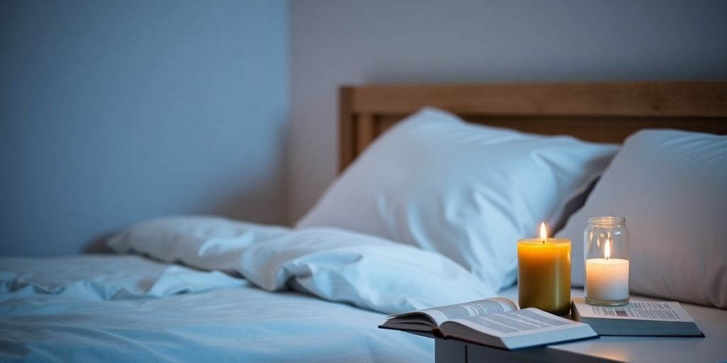 Cozy bedroom setup for a restful night’s sleep.